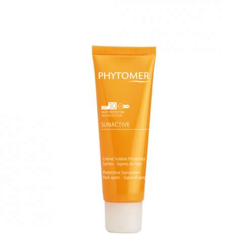 Soin bien-être SUNACTIVE- CREME SOLAIRE PROTECTRICE TACHES-SIGNES DE L AGE SPF 30